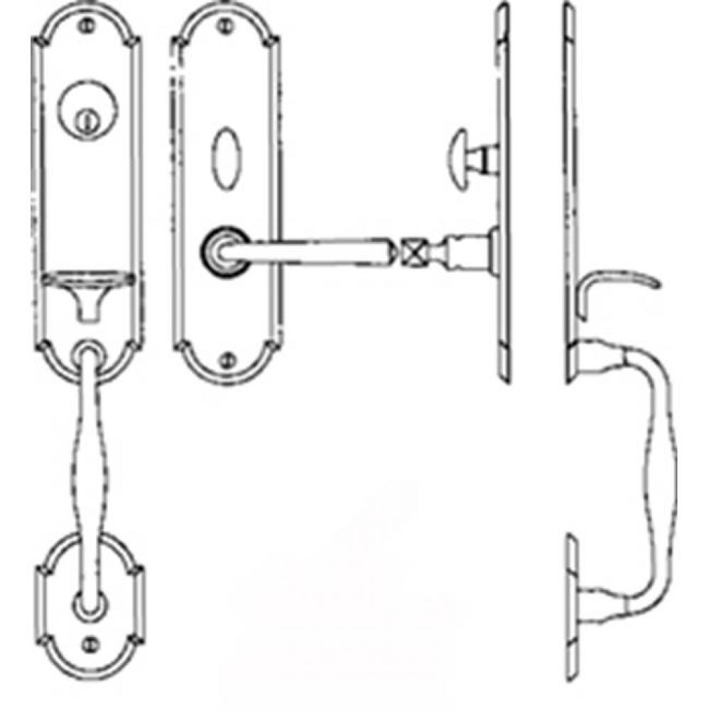 Entrance Handle Set - Complete full dummy