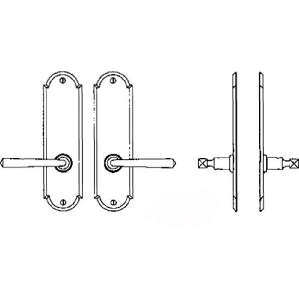 Interior Escutcheon Set - Complete single dummy