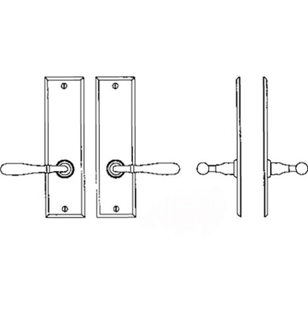 Interior Escutcheon Set - Complete single dummy