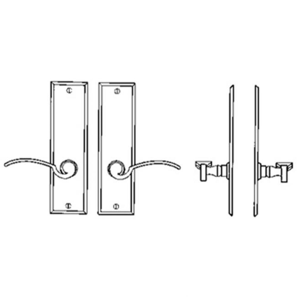 Interior Escutcheon Set - Complete single dummy