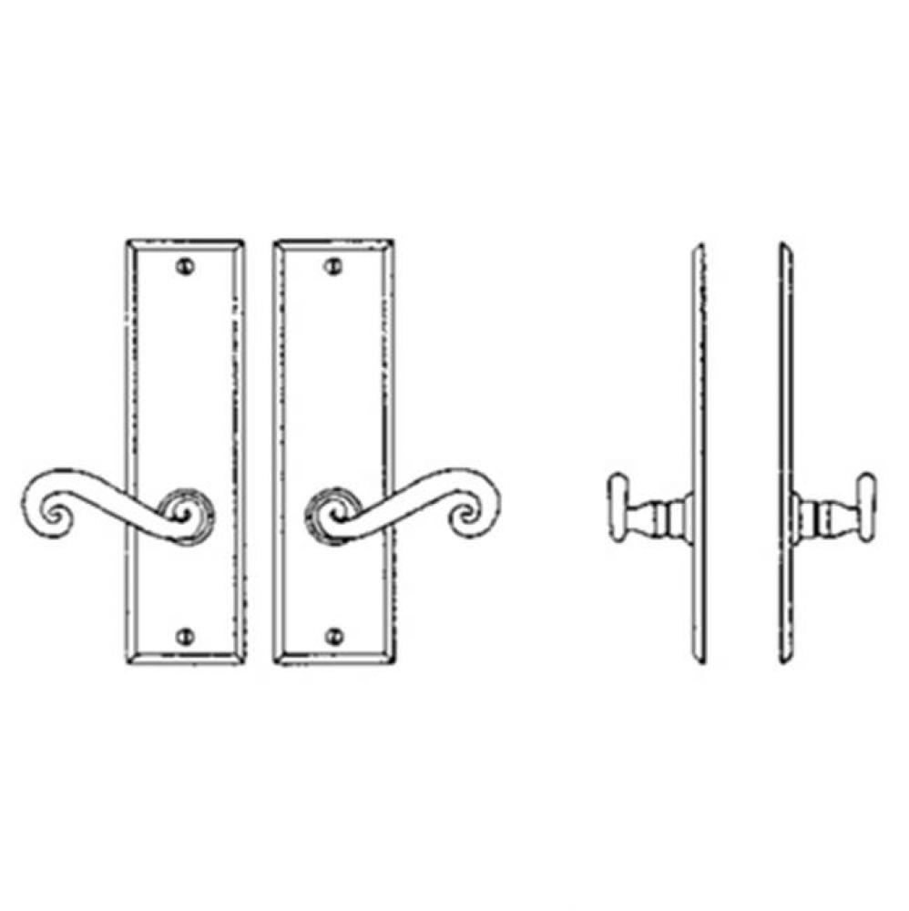 Interior Escutcheon Set - Complete single dummy