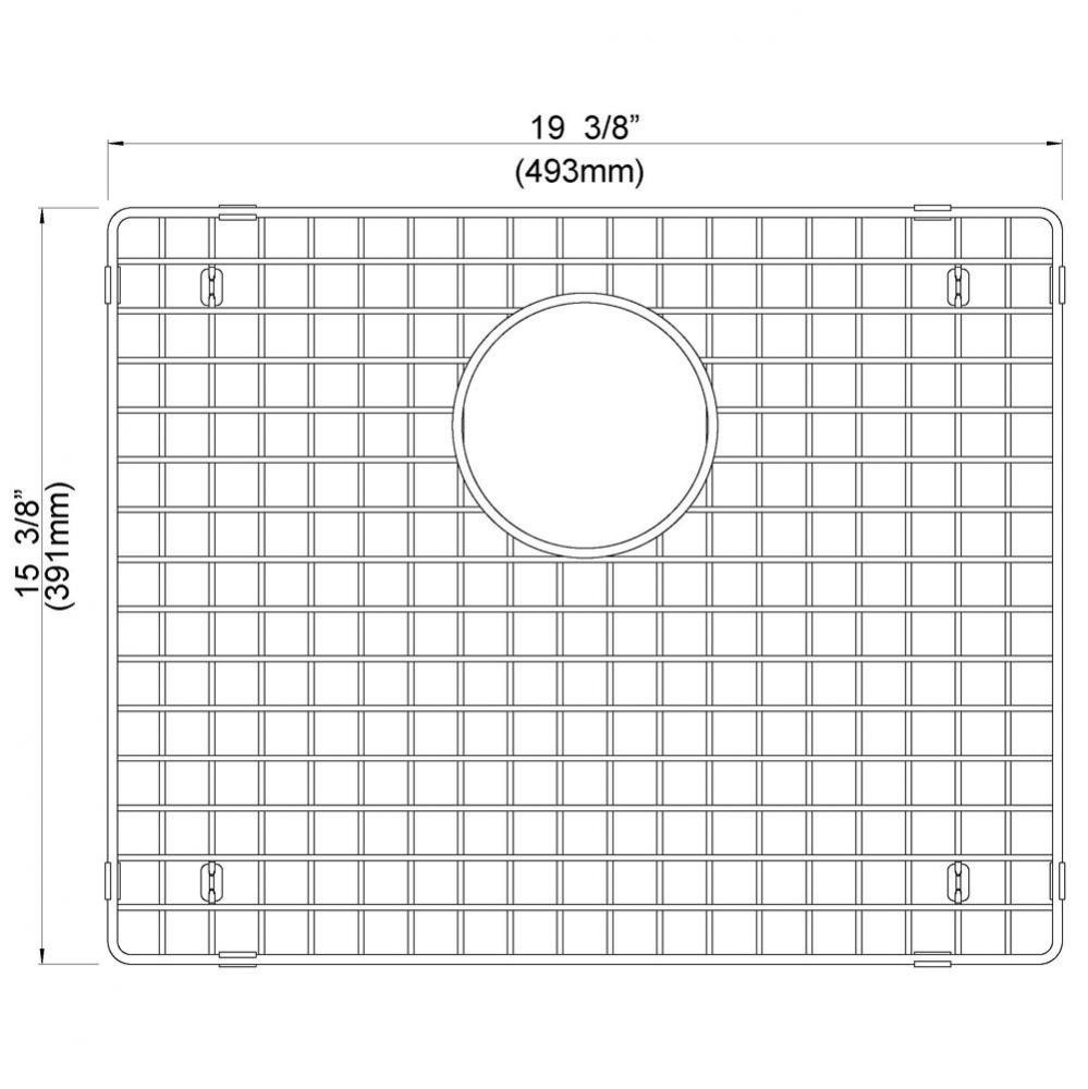 Sink Grid, Stainless Steel