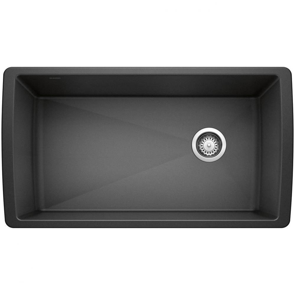 Diamond SILGRANIT 33'' Super Single Undermount Kitchen Sink - Anthracite
