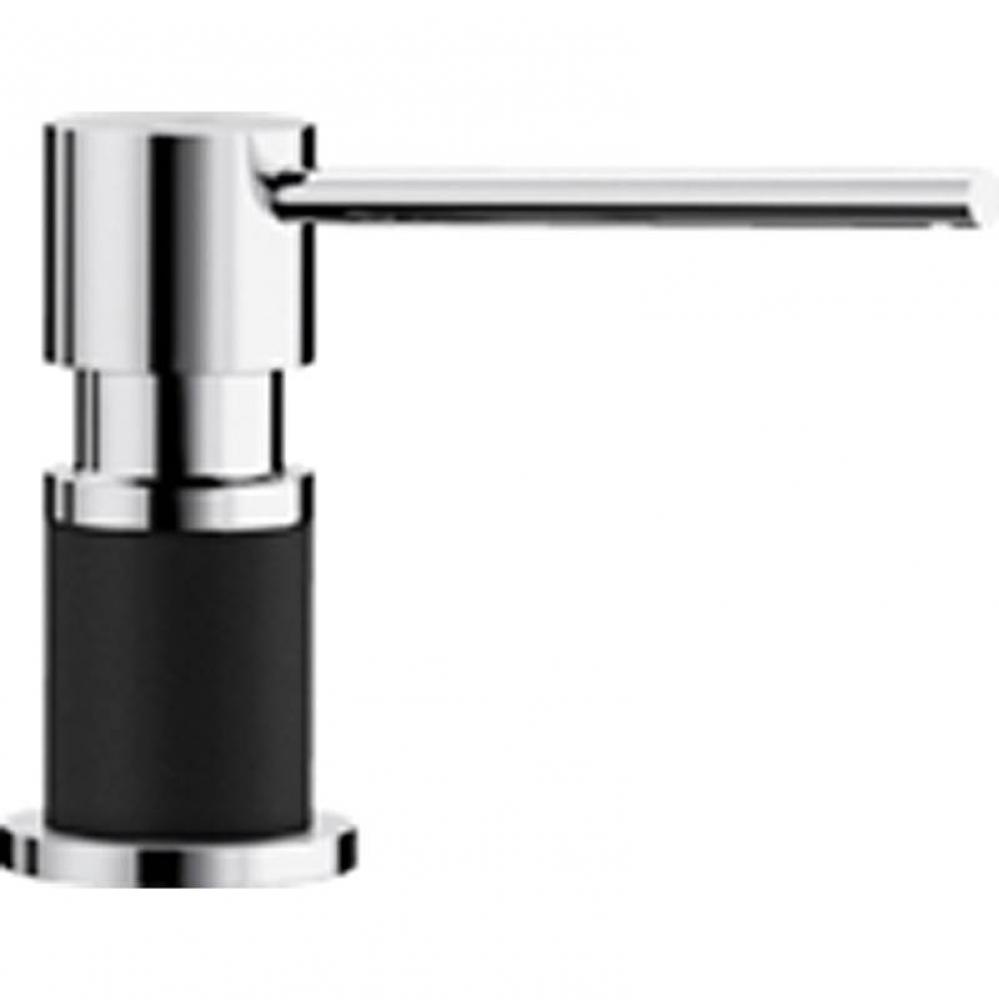 Blanco Lato Soap Dispenser Chrome/Concrete Gray