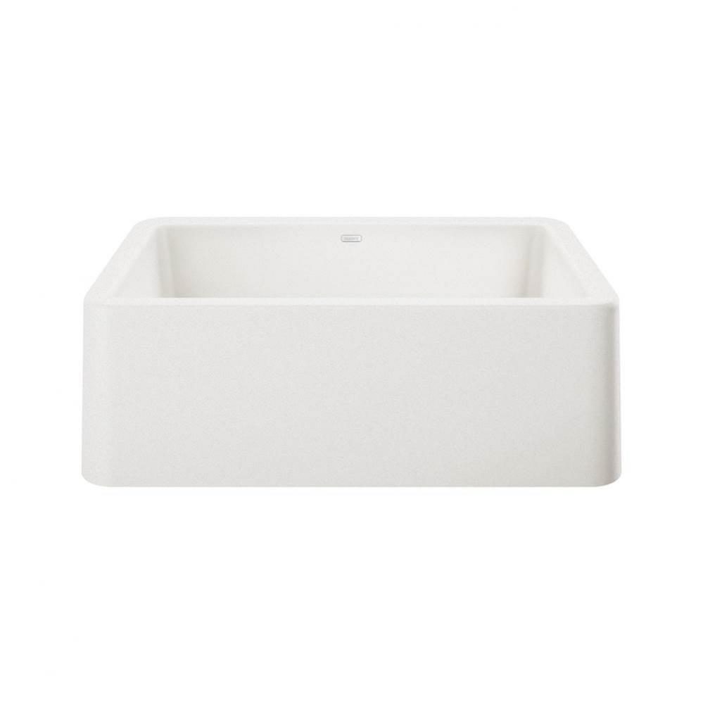 Ikon SILGRANIT 30'' Single Bowl Apron-Front Farmhouse Sink - White