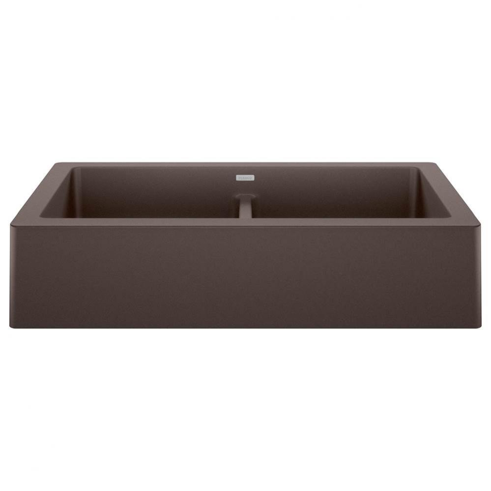 Vintera SILGRANIT 33'' Double Bowl Apron-Front Farmhouse Sink - Cafe