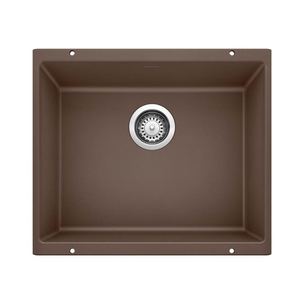Precis SILGRANIT 21'' Single Bowl Undermount Kitchen Sink - Cafe