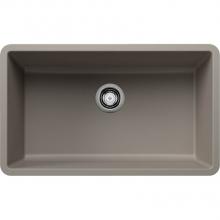 Blanco Canada 403915 - Precis SILGRANIT 30'' Single Bowl Undermount Kitchen Sink - Truffle