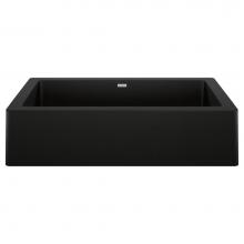 Blanco Canada 402588 - Vintera SILGRANIT 30'' Single Bowl Apron-Front Farmhouse Sink - Coal Black