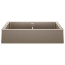 Blanco Canada 402596 - Vintera SILGRANIT 33'' Double Bowl Apron-Front Farmhouse Sink - Truffle