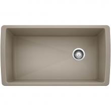 Blanco Canada 401628 - Diamond SILGRANIT 33'' Super Single Undermount Kitchen Sink - Truffle
