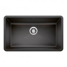 Blanco Canada 400890 - Precis SILGRANIT 32'' Super Single Undermount Kitchen Sink - Anthracite