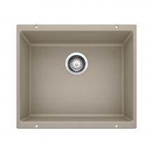 Blanco Canada 401181 - Precis SILGRANIT 21'' Single Bowl Undermount Kitchen Sink - Truffle