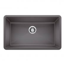 Blanco Canada 401397 - Precis SILGRANIT 32'' Super Single Undermount Kitchen Sink - Cinder