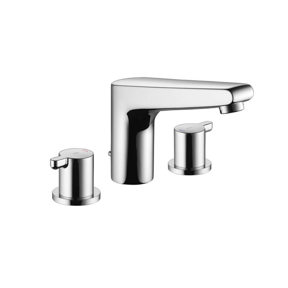Intro Widespread 3 Hole Faucet W/Pop-Up Chrome