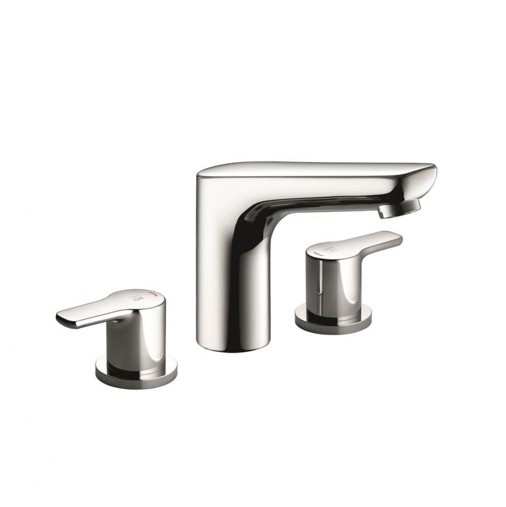 Piana Widespread 3 Hole Faucet W/Pop-Up Chrome