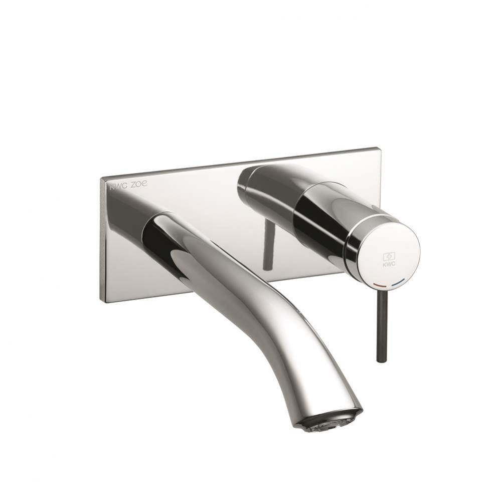 Zoe Wall Mounted Lav Faucet No/Pop-Up Chrome