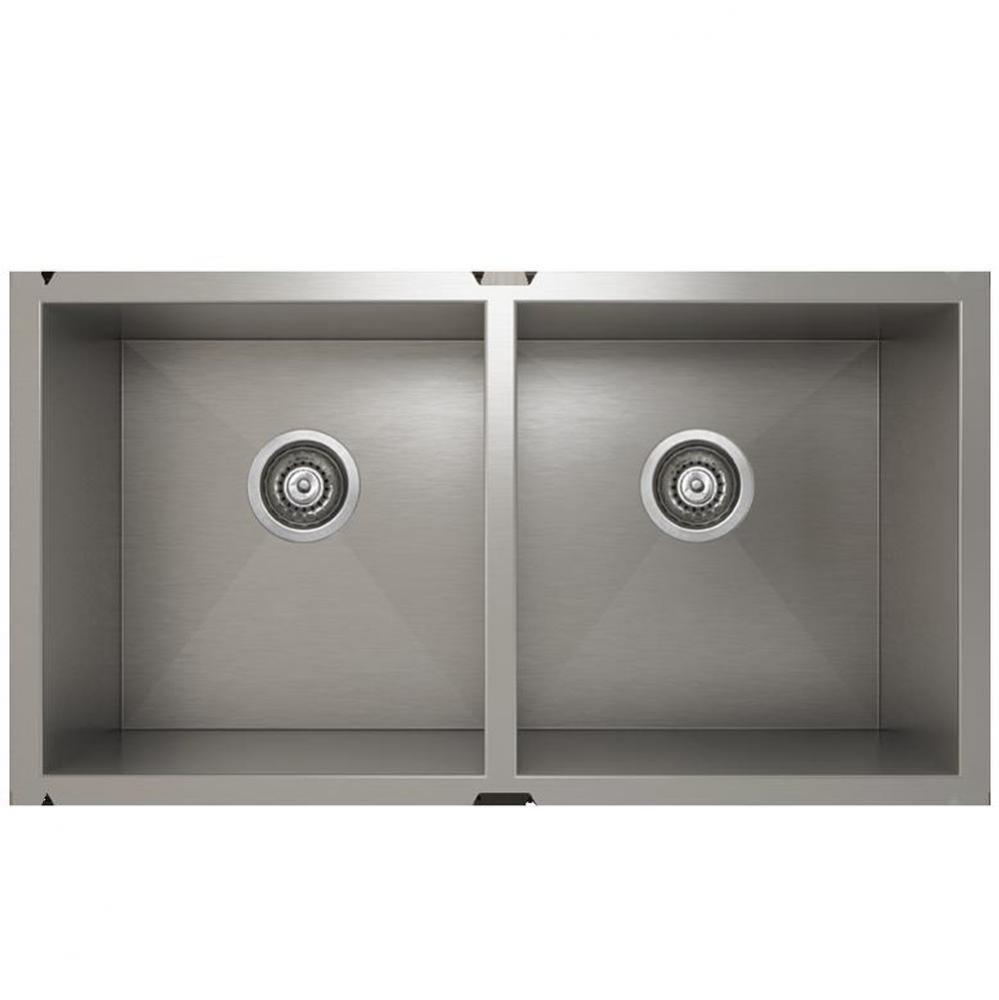 ProInox H0 sink undermount, double L15X16X10 R15X16X10