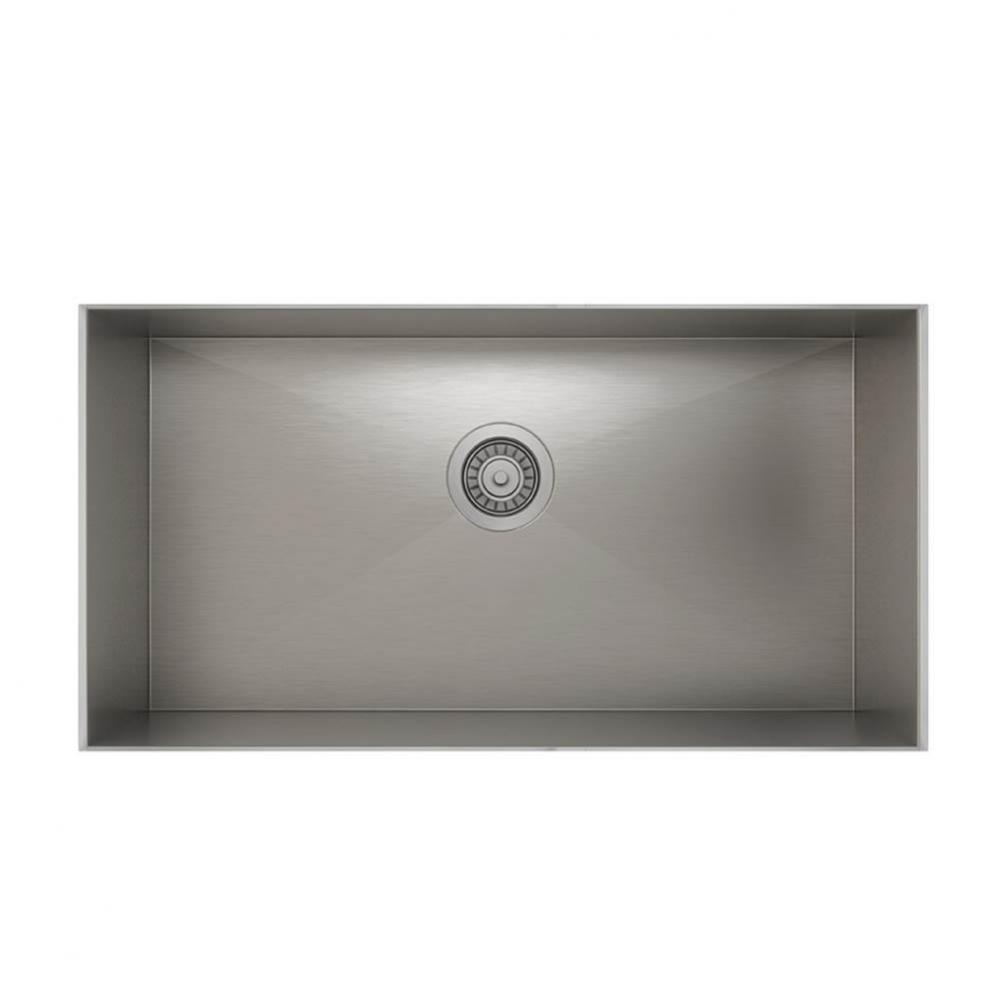 ProInox H0 sink undermount, single 27X16X10
