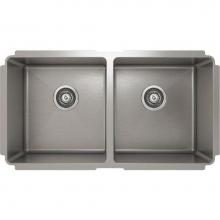 Pro Chef IH75-UE-331810 - ProInox H75 sink undermount, double L15X16X10 R15X16X10