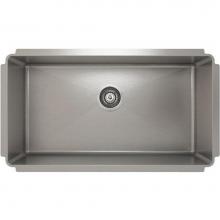 Pro Chef IH75-US-321810 - ProInox H75 sink undermount, single 30X16X10