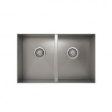 Pro Chef IH0-UE-31188 - ProInox H0 sink undermount, double L14X16X8 R14X16X8