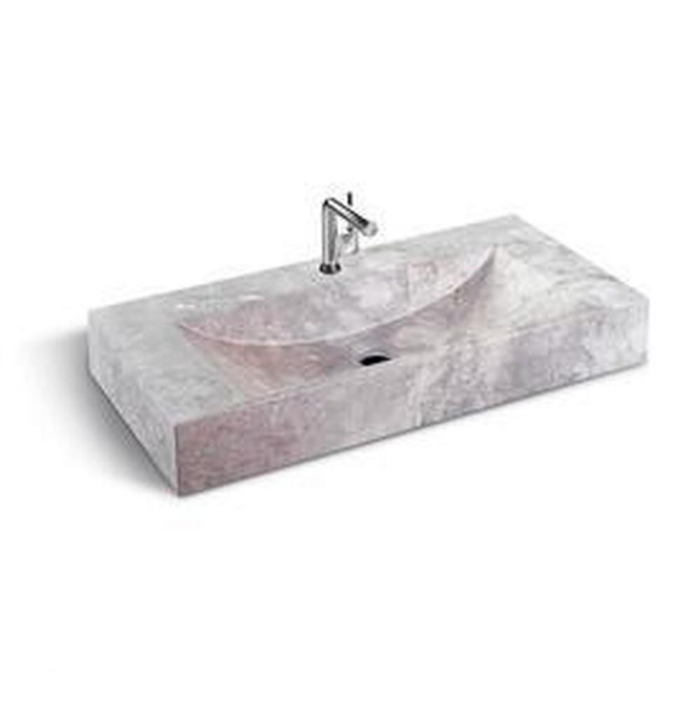 Stone Sink 39 in - Ice