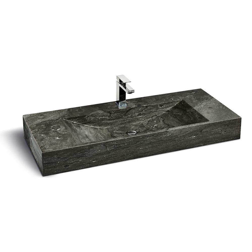 Stone washbasin - 48 in - Limestone - without tap
