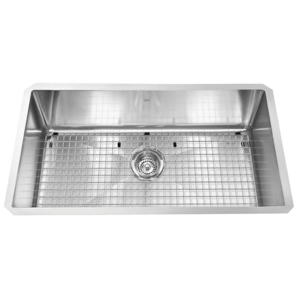 Kindred Collection 31.13-in LR x 18.25-in FB Undermount Single Bowl Stainless Steel Kitchen Sink