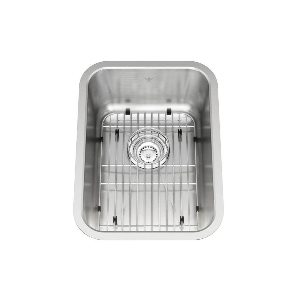 Kindred Collection 13.75-in LR x 18.75-in FB Undermount Single Bowl Stainless Steel Hospitality Si