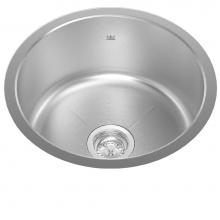Kindred Canada KSR1UA/9 - Kindred Collection 18.13-in LR x 18.13-in FB Undermount Single Bowl Stainless Steel Hospitality Si