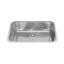 Kindred Canada NS1930U/9 - Reginox 29.75-in LR x 18.75-in FB Undermount Single Bowl Stainless Steel Kitchen Sink