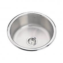 Kindred Canada QSR18/8 - Kindred Utility Collection18.13-in LR x 18.125-in FB Drop In Single Bowl Stainless Steel Hospitali