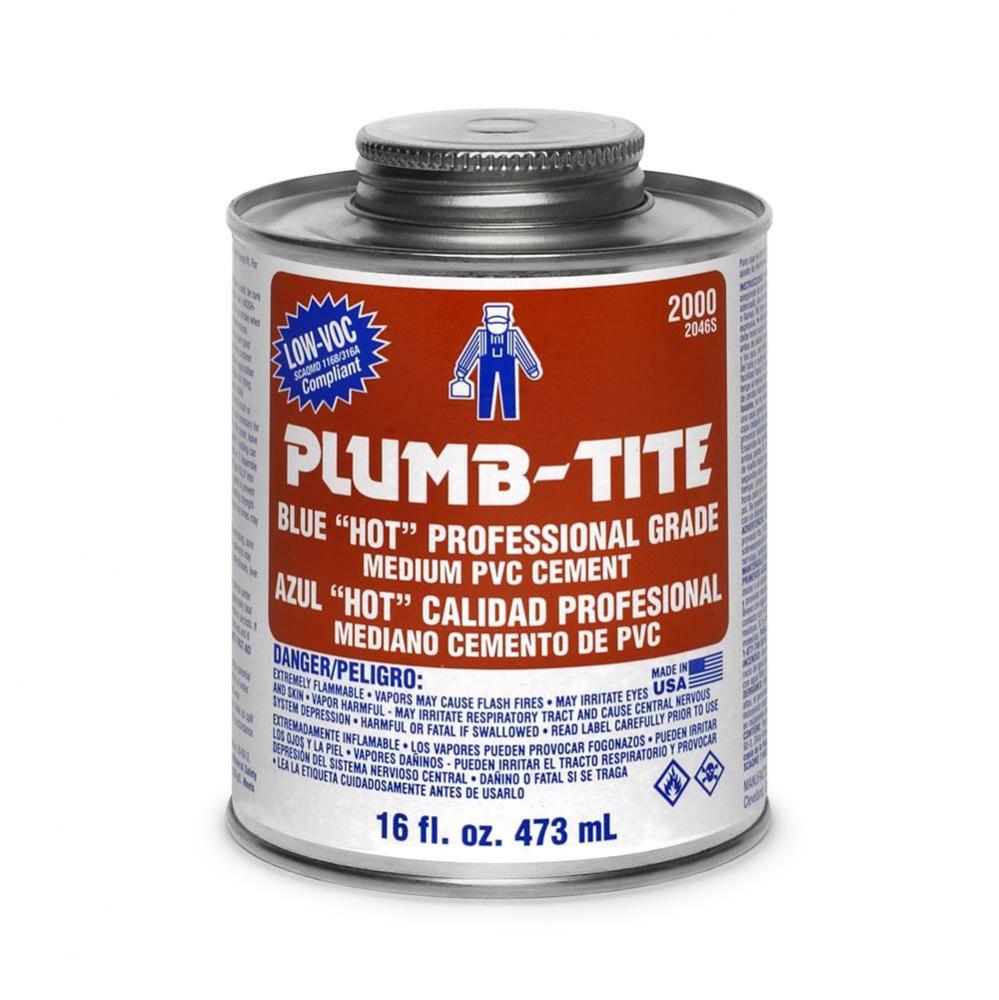 Blue Plumb-Tite Pvc Cement Pt