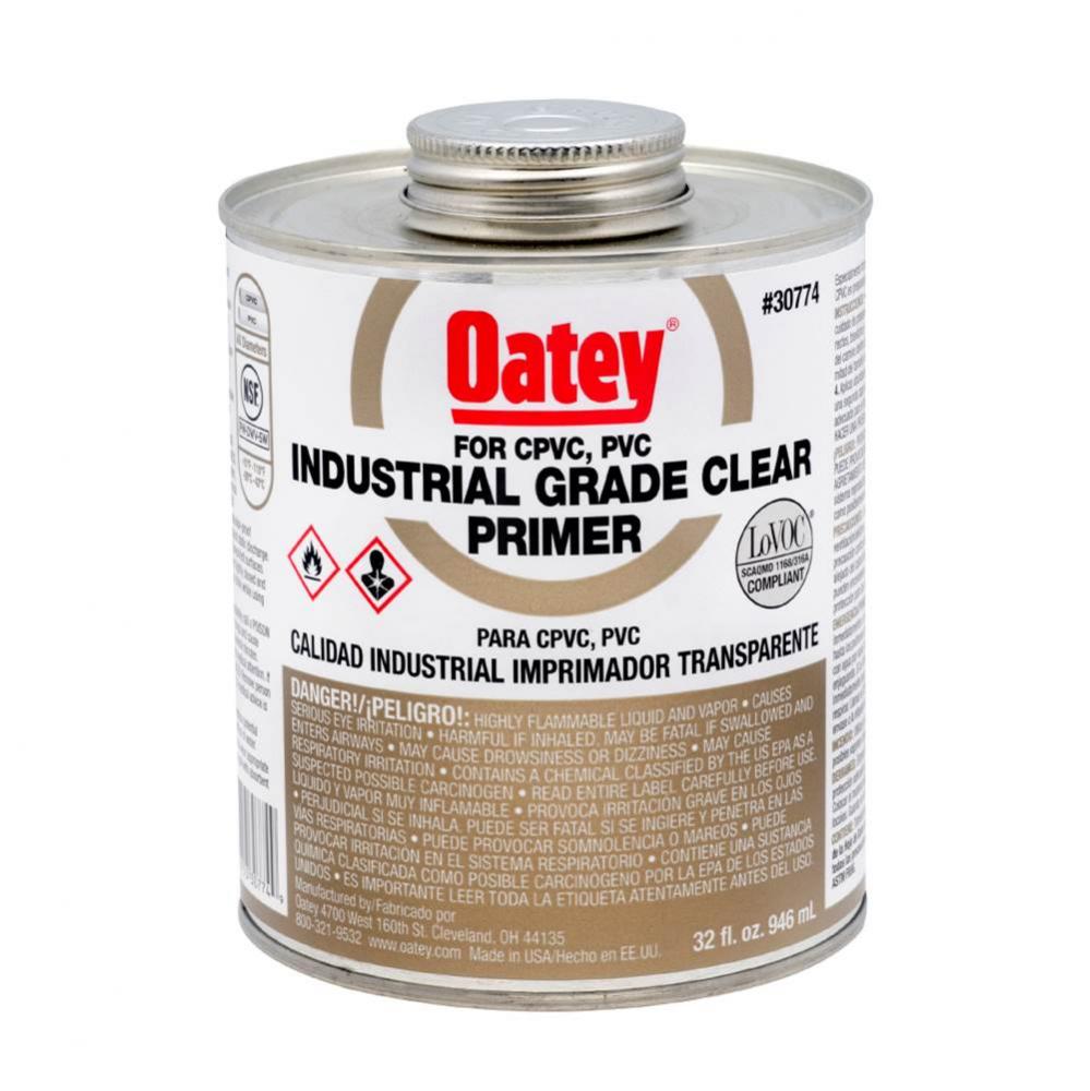 32 Oz Clear Primer - Nsf Listed - Industrial Grade