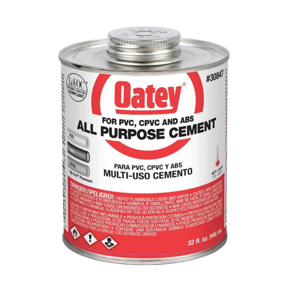 32 Oz All Purpose Cement Clear