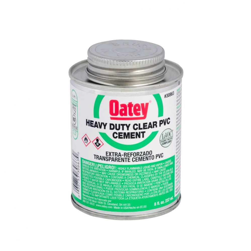 8 Oz Pvc Heavy Duty Clear Cement
