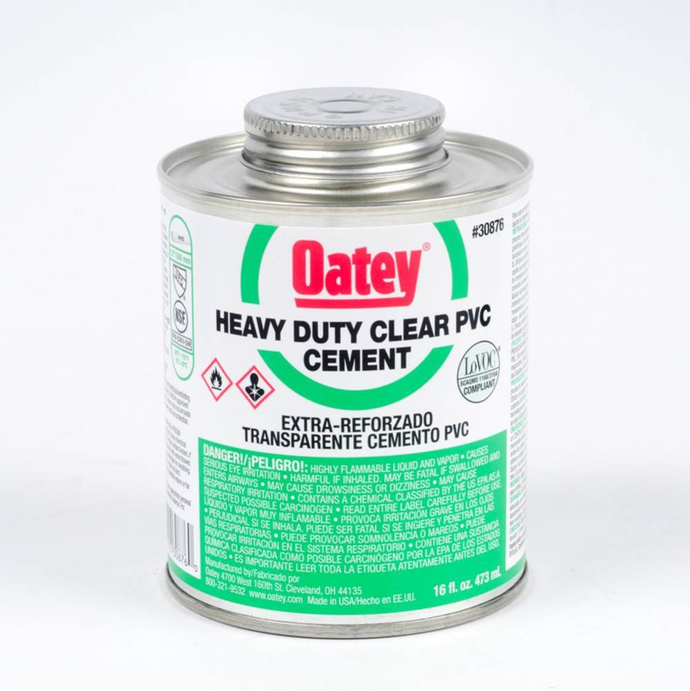 16 Oz Pvc Heavy Duty Clear Cement