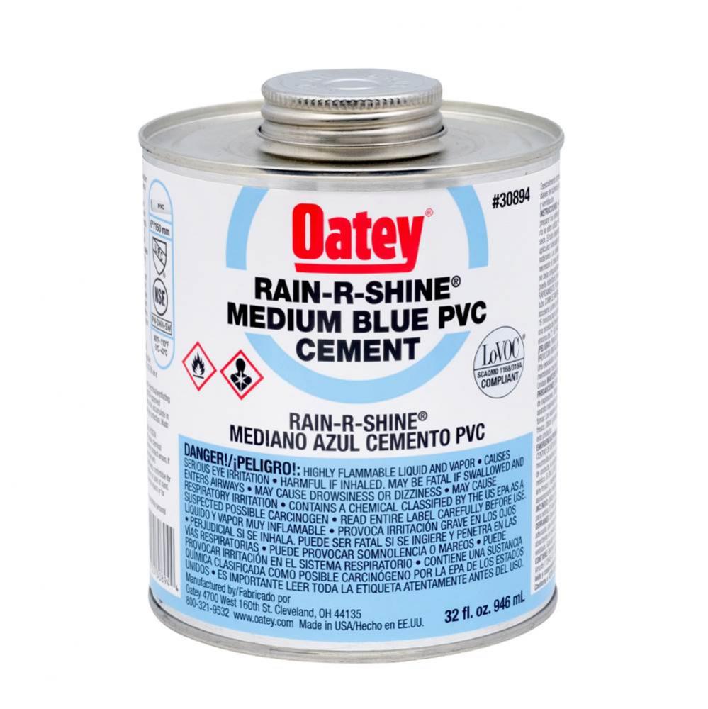 32 Oz Pvc Rain-R-Shine Blue Cement