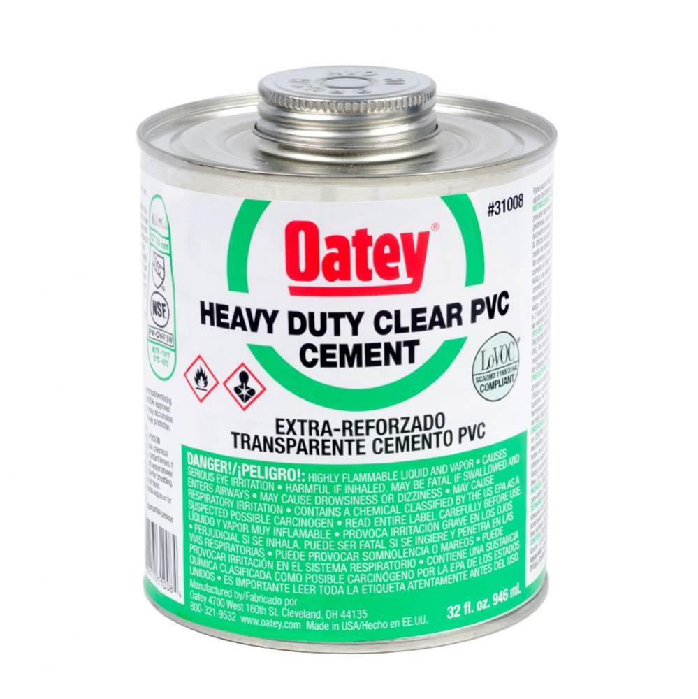 32 Oz Pvc Heavy Duty Clear Cement