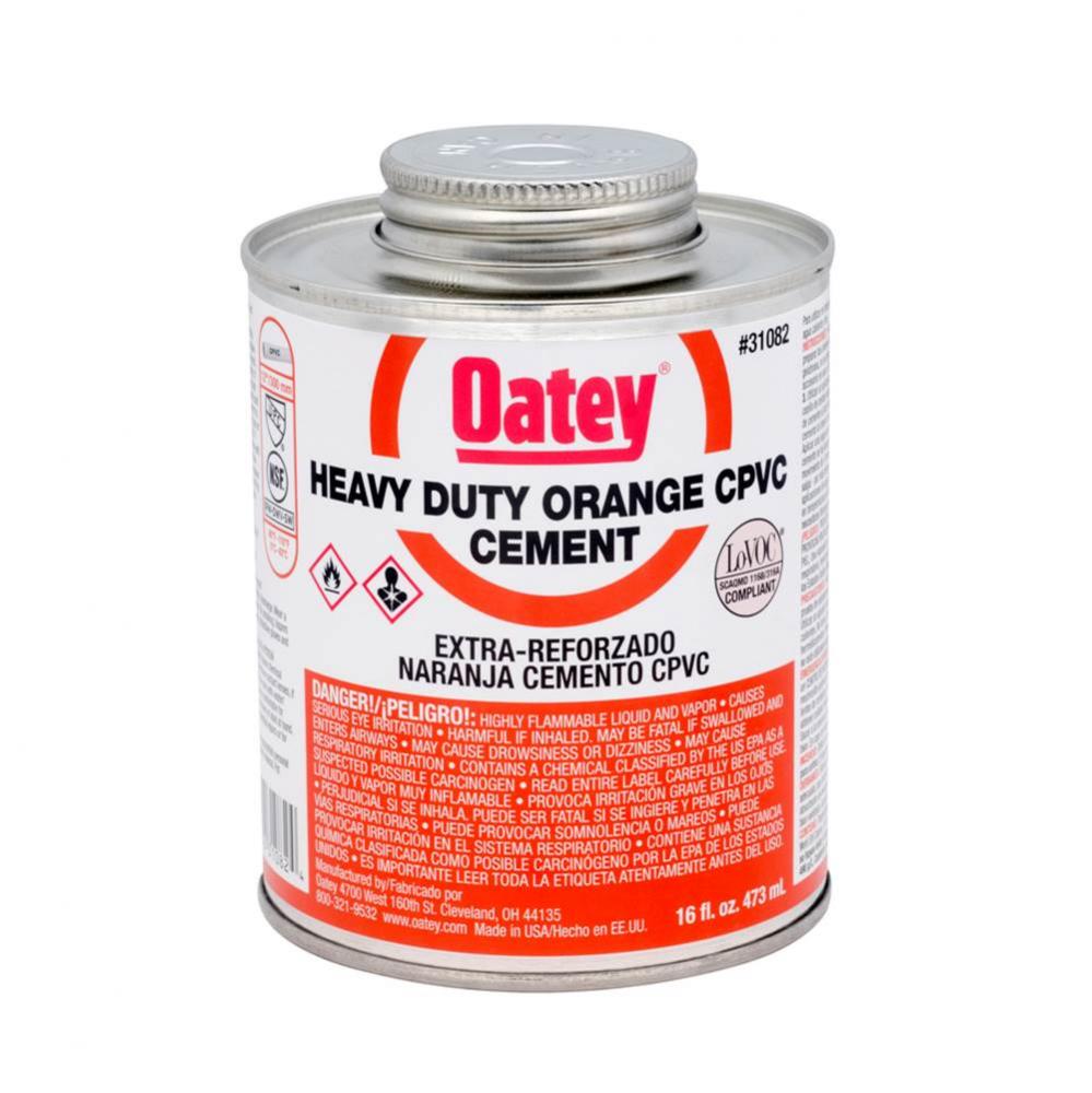 16 Oz Cpvc Heavy Duty Orange Cement