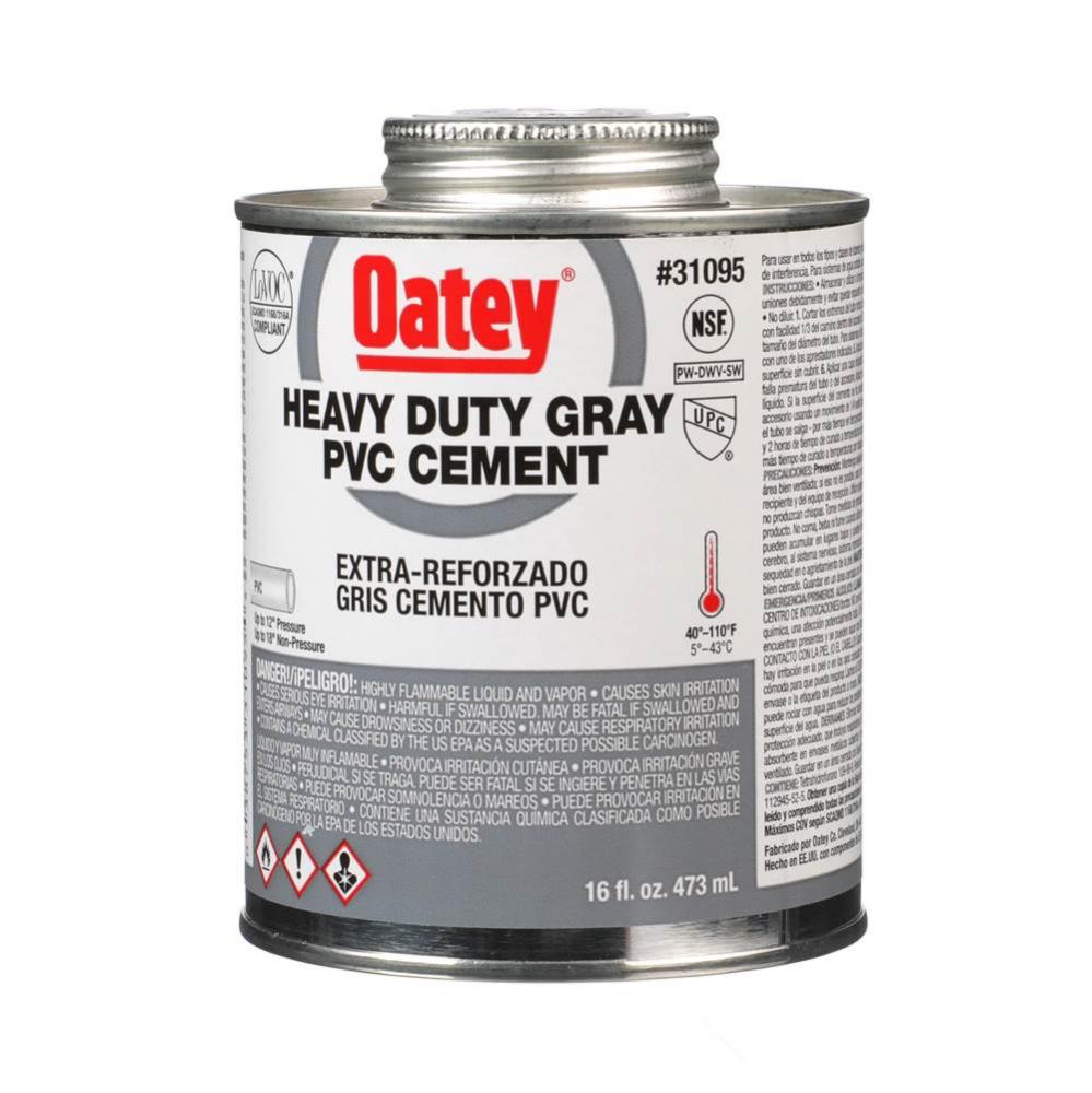 16 Oz Pvc Heavy Duty Gray Cement