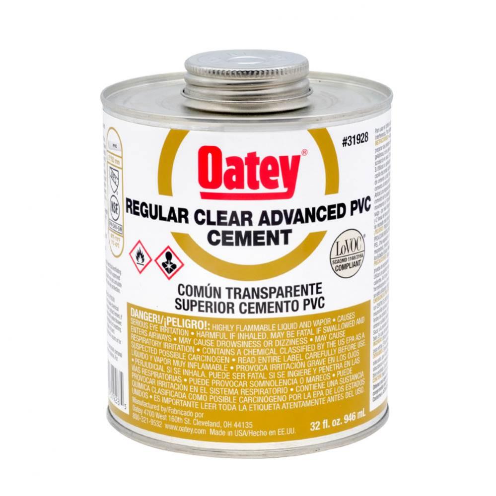 32 Oz Pvc Cement Regular Clear Advanced