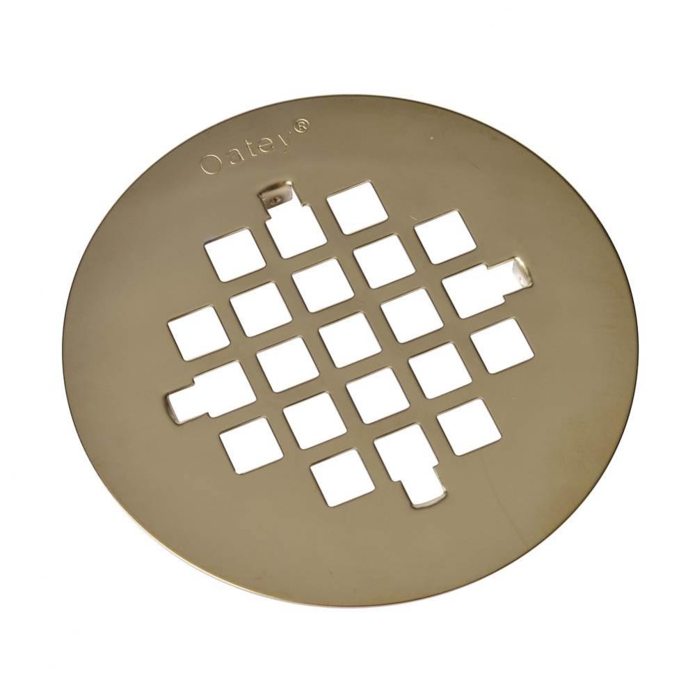 129Pb-4.25 In. Polished Brass Strainer