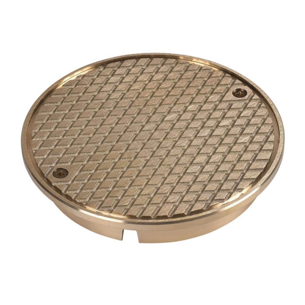 180B-4 In. Brass Clean Out Frame  Cover