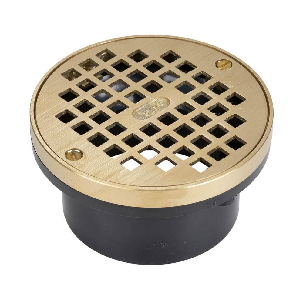 3-4 In. General Purpose Drain W/Brass Strainer  Ring Abs