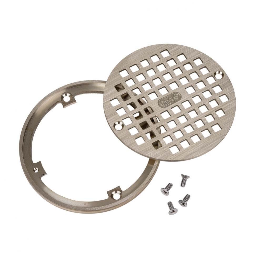 5 In. Nickel Strainer And Ring