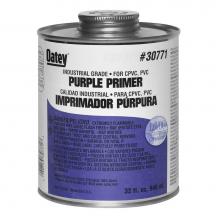 Oatey 30771 - 32 Oz Lo-Voc Purple Primer - Nsf Listed - Industrial Grade