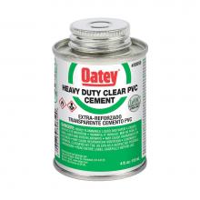 Oatey 30850 - 4 Oz Pvc Heavy Duty Clear Cement