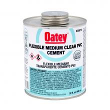 Oatey 30879 - 32 Oz Pvc Flexible Clear Cement